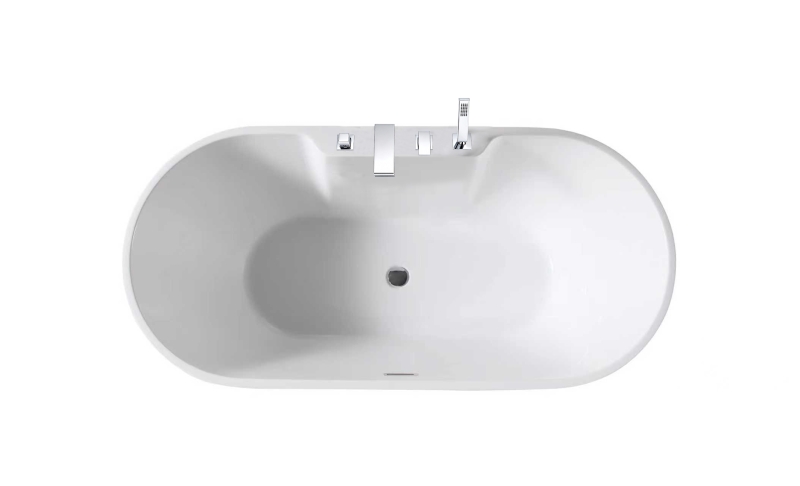 Abagno Free-Standing Bathtub With Mixer K6065GW-M
