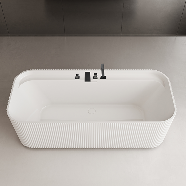 Abagno Free-Standing Bathtub With Mixer K6507MW-M [Matt Black]