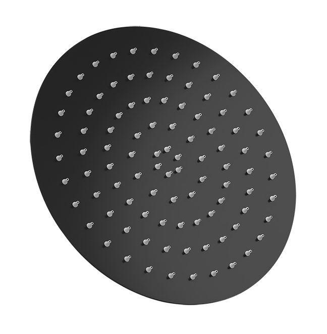 Abagno Round Ultrathin Rain Shower RO-2510-MB [Matt Black]