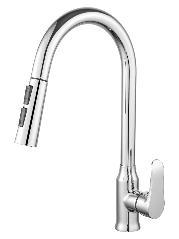 Abagno Sink Mixer With Pull-Out SQM-182P-CR 