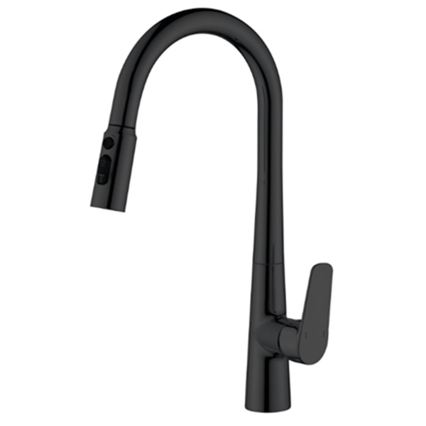 Abagno Kitchen Sink Mixer TEM-183P-MB [Matt Black]