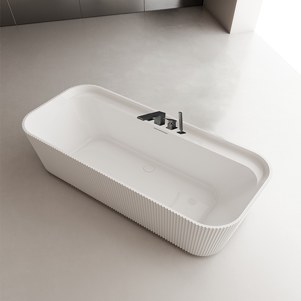 Abagno Free-Standing Bathtub With Mixer K6507MW-M [Matt Black]