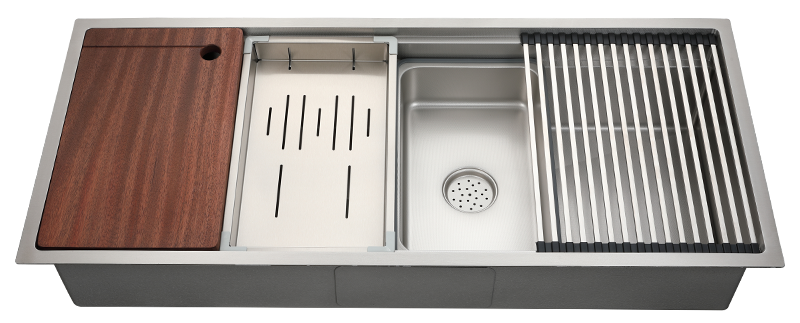 Abagno Single Bowl 2-Tier Kitchen Sink MT-10848
