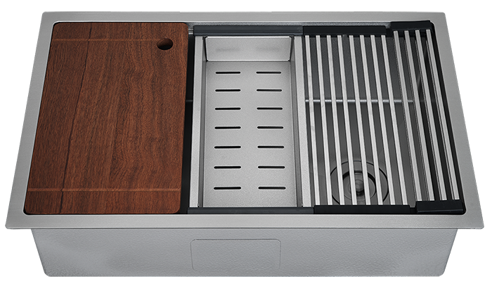 Abagno Under-Mount Single Bowl Kitchen Sink TN-7648R