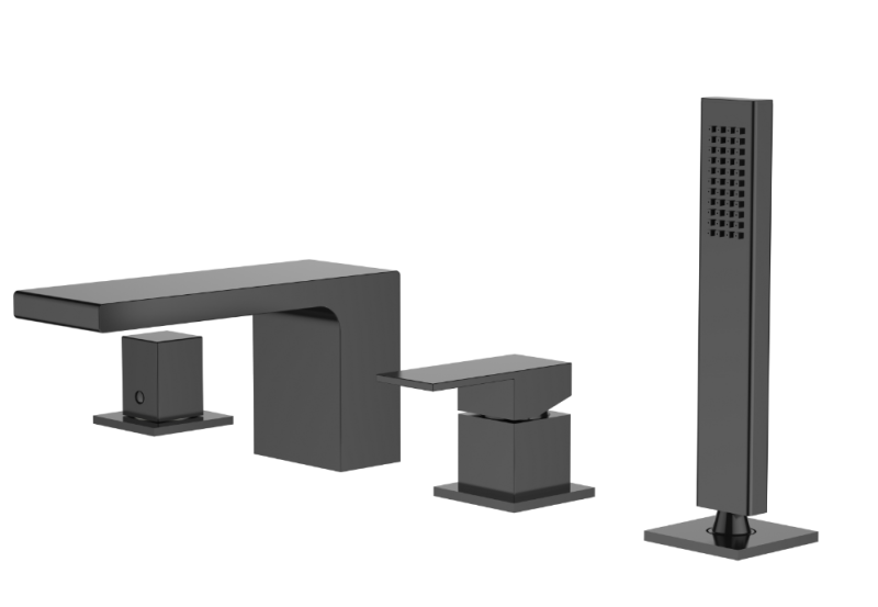 Abagno Free-Standing Bathtub With Mixer K6507MW-M [Matt Black]