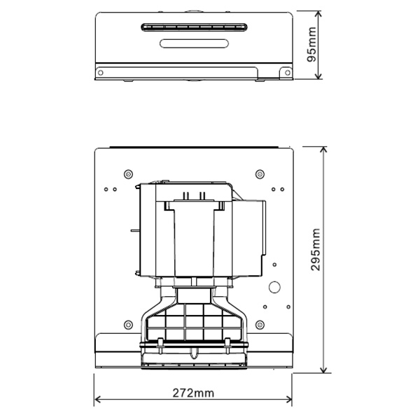 Abagno Concealed Automatic Sensing Hand Dryer UHD 9000C Abagno Concealed Automatic Sensing Hand Dryer UHD 9000C