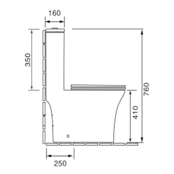 Abagno One Piece Water Closet ADDA