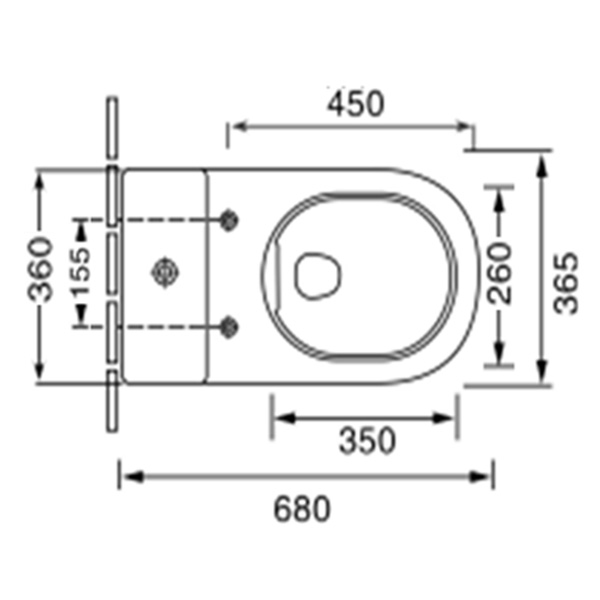 Abagno One Piece Water Closet ADDA