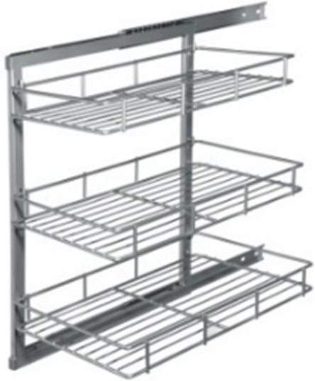Abagno 3-Tier Multi-purpose Pull-out Rack AB-201S3-150