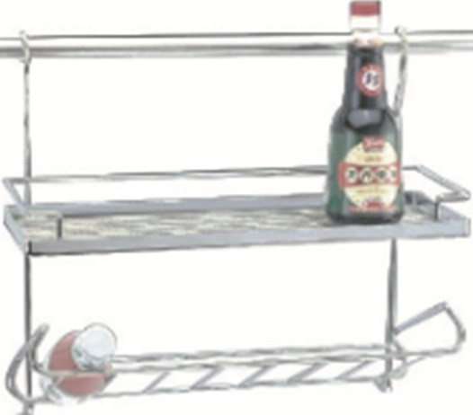 Abagno 2-Shelf Spice & Bottle Rack AB-914