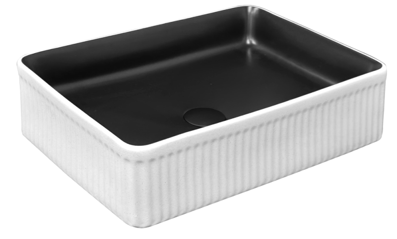 Abagno Above Counter Wash Basin ALBA-ST-MB [Matt Black]