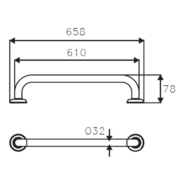 Atget Grab Rail ANH-501-32-610S