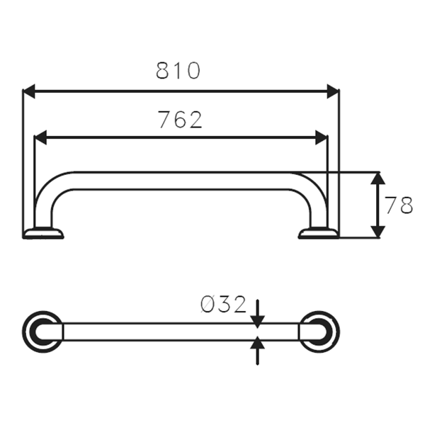 Atget Grab Rail ANH-501-32-762S