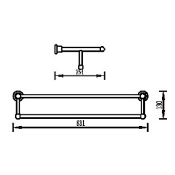 Abagno Towel Rack AR-3862