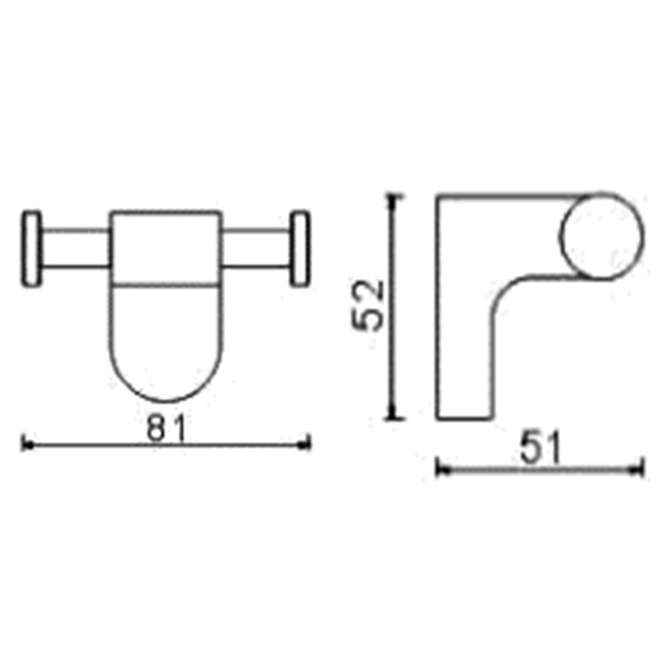 Abagno Robe Hook AR-4182
