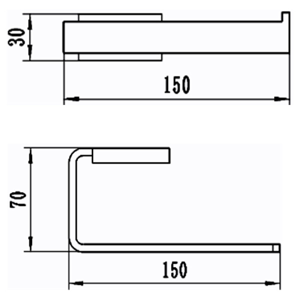 Abagno Paper Holder AR-8186-MB