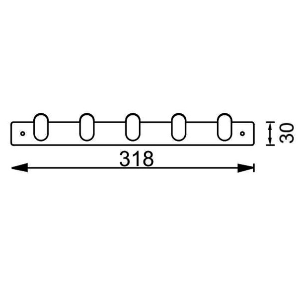 Abagno Towel Hooks AR-8218-5