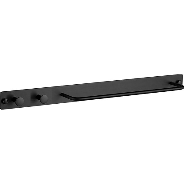 Abagno Towel Bar + Hook AR-8311-MB