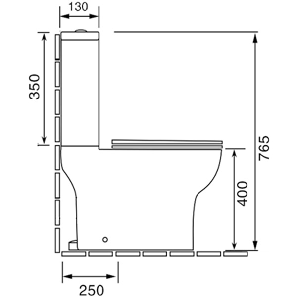 Estillo Close Couple Washdown Water Closet BARBONA P