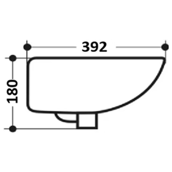 Estillo Wall Hung Wash Basin BELLA