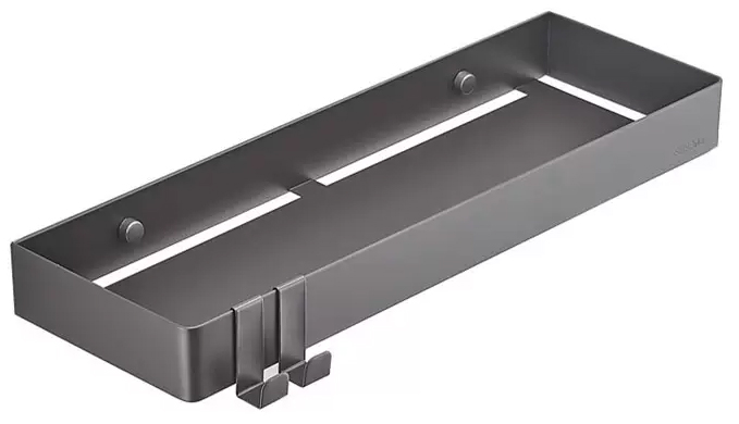 Abagno Basket Shelf With Hook BS-5097-BN [Black Nickel]