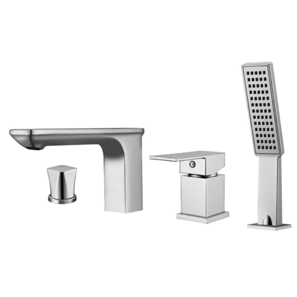 Abagno Deck-mounted 4-hole Bath/Shower Mixer BTM-404-CR