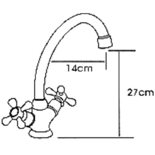 Abagno Kitchen Sink Mixer CM-63180