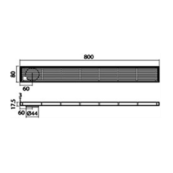 Abagno Floor Drainer FD-62880-SS [800mm]