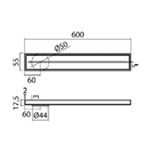 Abagno Floor Drainer FD-63560-BN [600mm]