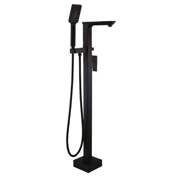Abagno Exposed Floor-Mounted Bath / Shower Mixer FSM-405-BK