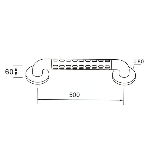 Abagno Grab Bar GB-35-050-NW