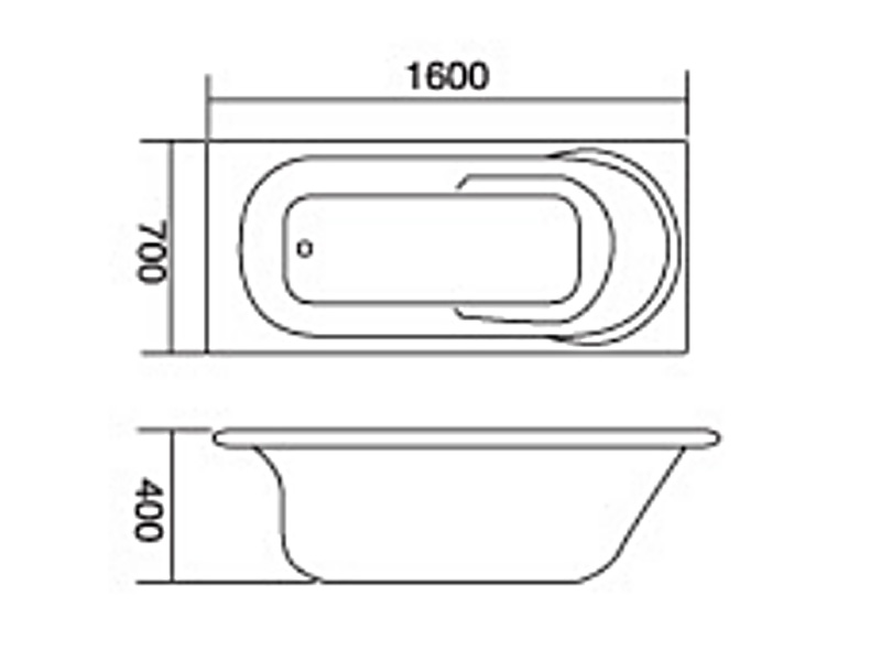 Abagno Common Bathtub H208B