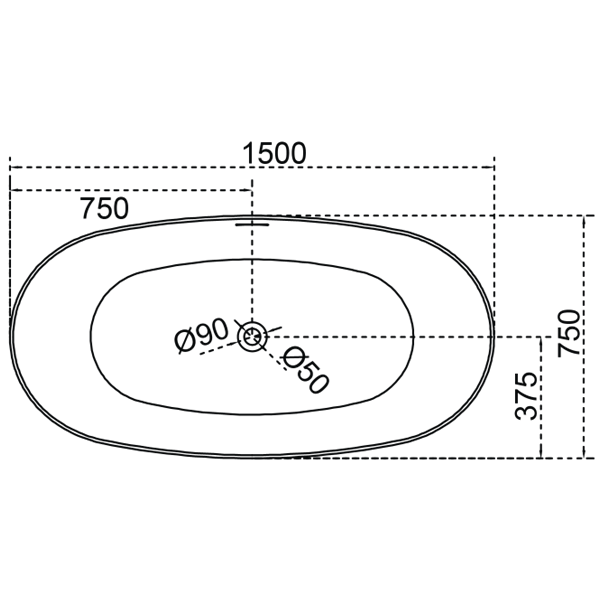 Abagno Free-Standing Bathtub K6045GW
