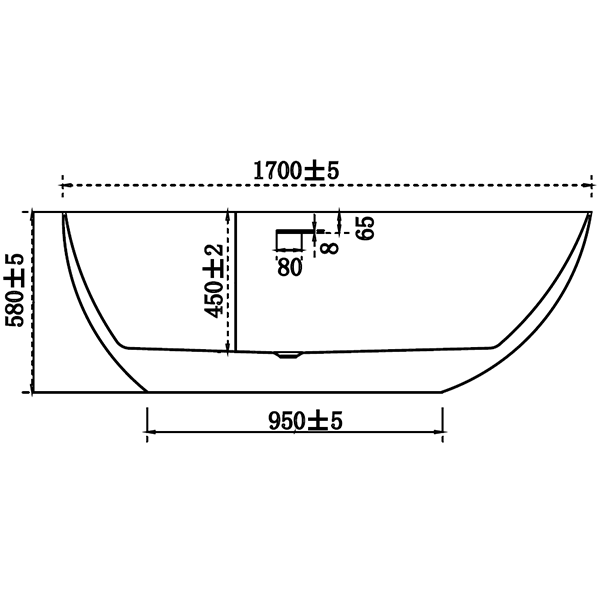 Abagno Free-Standing Bathtub K6077GW
