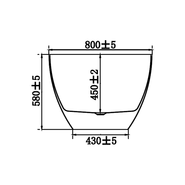 Abagno Free-Standing Bathtub K6077GW
