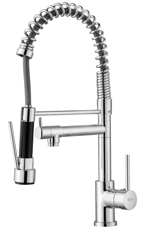 Abagno Kitchen Sink Mixer With Swivel Spout & Dishwashing Spray LKM-9100-CR