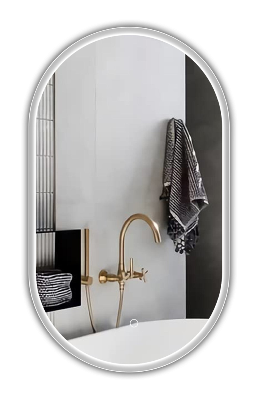 Abagno LED Rounded-Rectangular Mirror LM-AS-V90