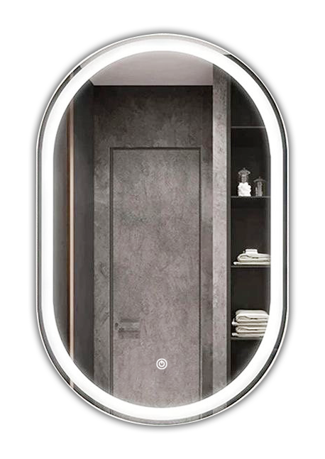 Abagno LED Rounded-Rectangular Mirror LM-SB-V80