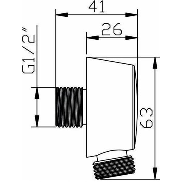 Abagno Water Connection LS-25-50-NK