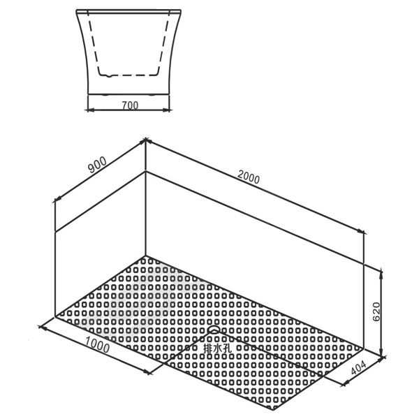 SSWW Free Standing Bath Tub M703-W