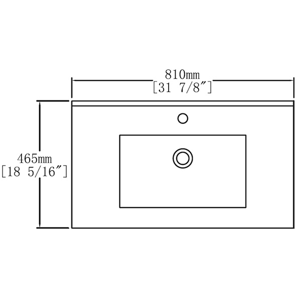Abagno Mirror Cabinet MCO-6075P-BRW With Basin Cabinet MCB-6080P-BRW