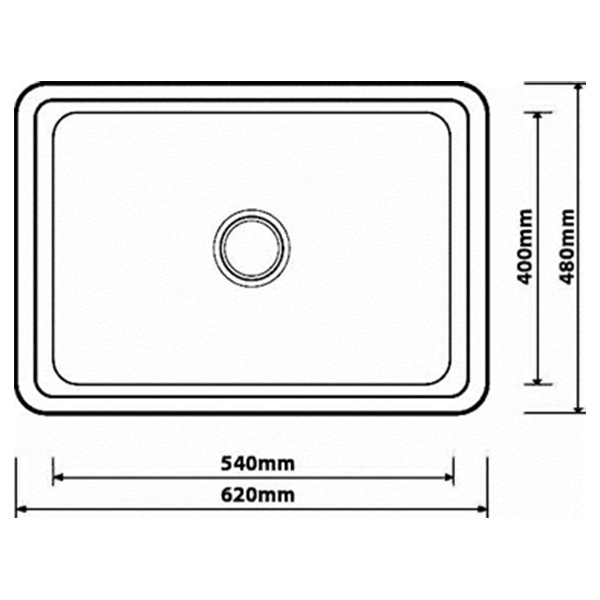  Abagno Single Bowl Kitchen Sink MK-6248