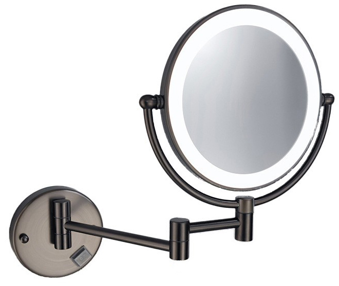 Abagno 8'' LED Magnifying Mirror MM-8055L-BN [Black Nickel]