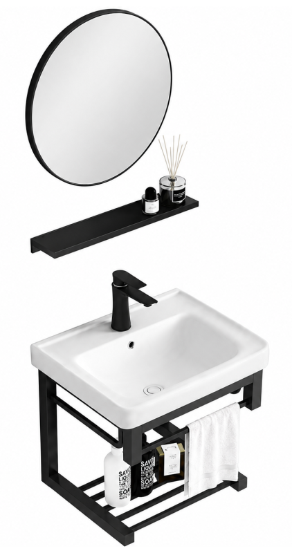 Abagno Bathroom Basin Cabinet MSS-8550S-BLK