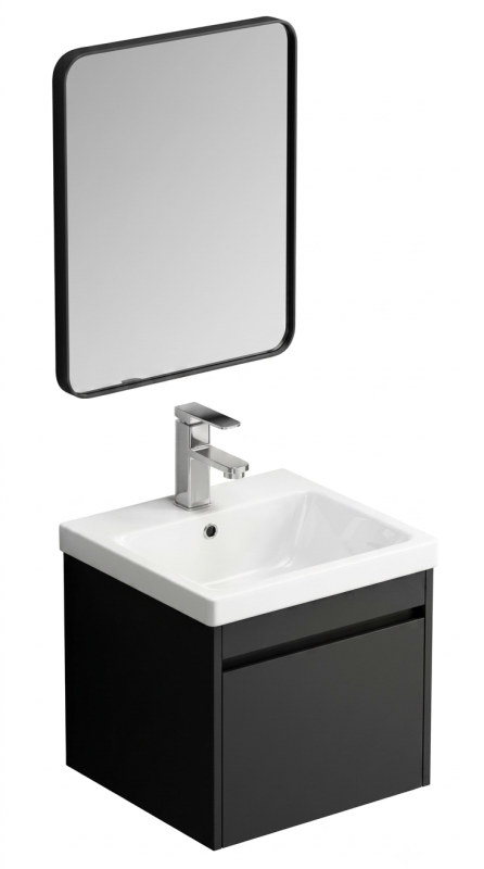 Abagno Bathroom Basin Cabinet MSS-8945S-BLK
