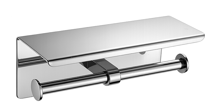 Abagno Double Paper Holder PH-308-BP
