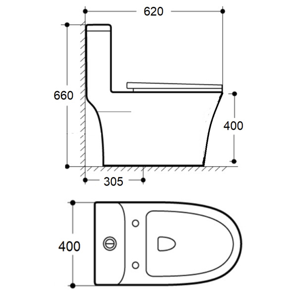 Abagno One Piece Water Closet SARDINIA