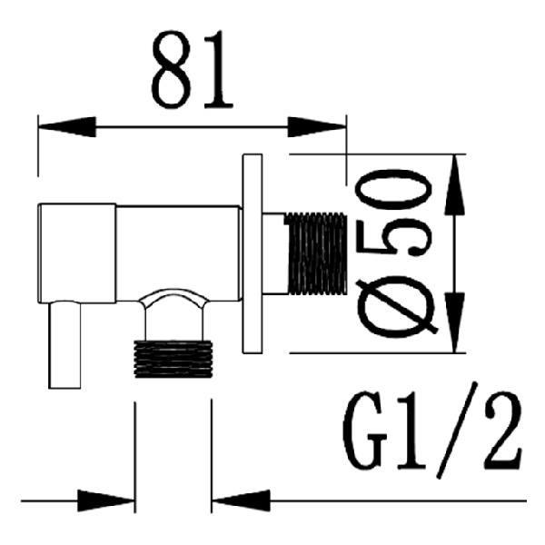 Abagno Angle Valve SCT-093-SS