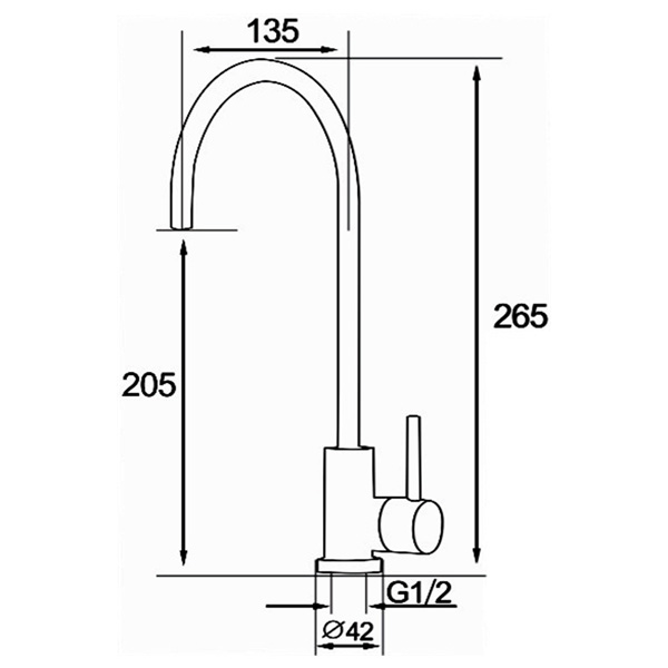 Abagno Filter Tap SCT-101F-SS