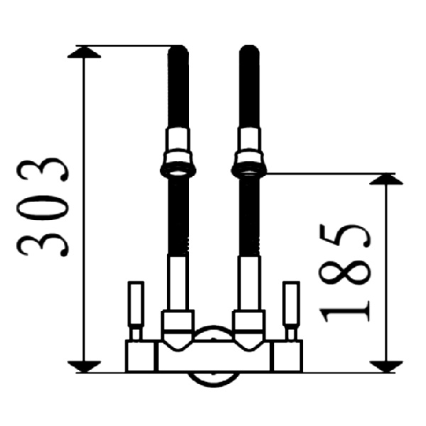 Abagno Wall Kitchen Sink Tap SCT-288-FW